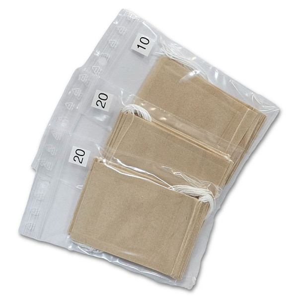 50 sachets de thé à remplir soit même